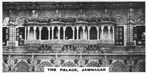 Indian Empire Architecture Stampe: The palace, Jamnagar, India, c1925