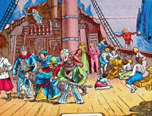 Coloured Lantern Slides Stampe: Peter to the rescue, c1905