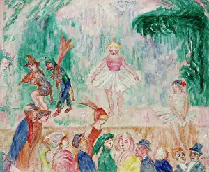 Belgian Fine Art Stampe: Petit theatre, c1916. Creator: Ensor, James (1860-1949)