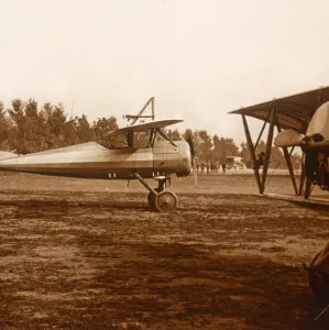 Vintage Fighter Plane Stampe: A plane taking off, c1914-c1918