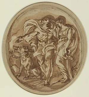 Baroque Art Era Stampe: Pluto Bringing Proserpine to the Gates of Hell. Creator: Carlo Maratti