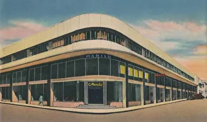 South American Buildings Stampe: Progreso Building, Barranquilla, c1940s