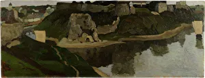 Nicholas Roerich Art Stampe: Pskov. View of the Kremlin