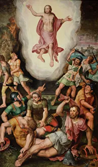 Resurrection Of Christ Stampe: The Resurrection (Triptych, central panel)