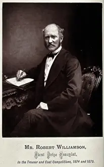 Victorian Era Writer Stampe: Robert Williamson. Creator: Unknown