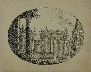Old World Architecture Stampe: Roman Edifices, n.d. Creator: Unknown