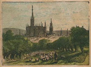 Historic Cathedrals UK Stampe: Salisbury, c1910. Creator: Unknown