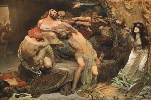 Victorian Era Christianity Stampe: Samson, c1887, (c1902). Creator: Unknown