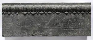 Heritage Art China Stampe: Section of a Coffin Platform: Horizontal Panel, 550-577. Creator: Unknown