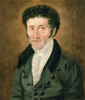 Staatliche Museen Berlin Images Stampe: Self-Portrait. Creator: Hoffmann, Ernst Theodor Amadeus (1776-1822)