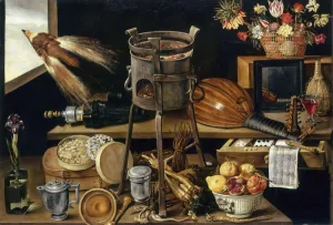 Parisian Fine Art Images Stampe: Five Senses and the Four Elements, 1627