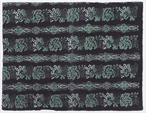 Foglio con quattro bordi con motivi astratti, XIX secolo. Autore: Anonimo