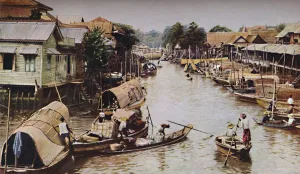 Stampa con cornice : Siam, c1930s