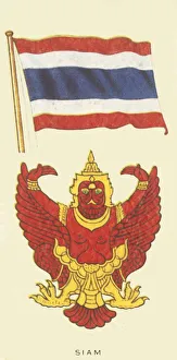 National Identity Symbols Stampe: Siam, c1935. Creator: Unknown
