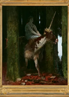 Arnold Bocklin Art Stampe: Silence of the forest