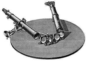 Laboratory Equipment History Stampe: Spectroscope, 1872