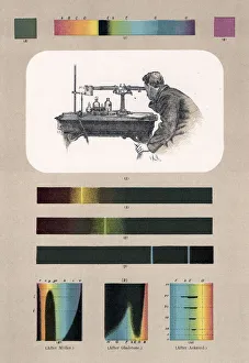 Chemistry Laboratory Equipment Stampe: Spectroscopy