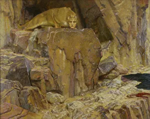 Allegory Literature Images Stampe: The Sphinx, 1887