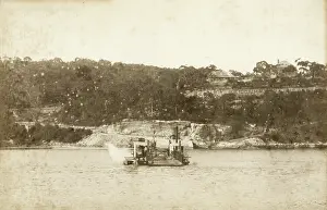 Black And White Australia Photos Stampe: The Spit punt, c1910. Creator: Unknown