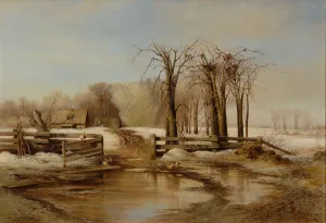 Russian Countryside Landscape Stampe: Spring day