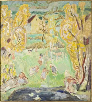 Nabis Movement Artists Stampe: Spring (Study), 1912. Creator: Bonnard, Pierre (1867-1947)