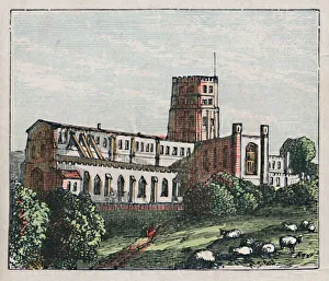 St Albans Abbey Stampe: St Albans, c1910