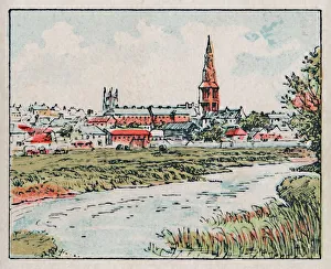 English Market Towns Stampe: Stamford, c1910