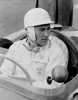 Stirling Moss Stampe: Stirling Moss, (c1955?)