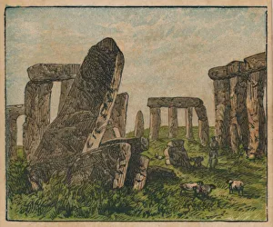 Prehistoric Sites UK Stampe: Stonehenge, c1910. Creator: Unknown