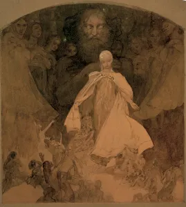 Mythology Illustration Stampe: Study for The Age of Wisdom