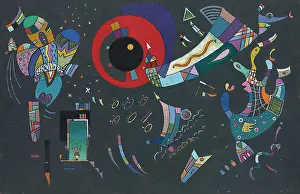 Pittura Stampe: Studio per intorno al cerchio, 1940. Creatore: Kandinskij, Wassily Vasilyevich (1866-1944)