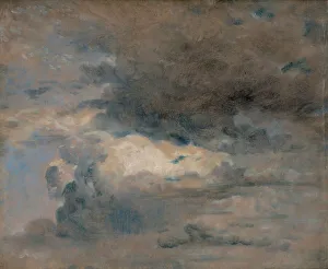 John Constable Oil Paintings Stampe: Study of Clouds - Evening, August 31st, 1822. Creator: John Constable