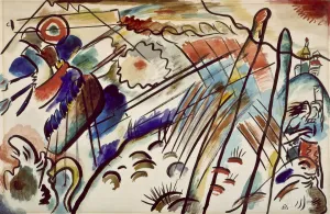 Entartete Kunst Collection Stampe: Study for Improvisation 28 (Second Version), 1912