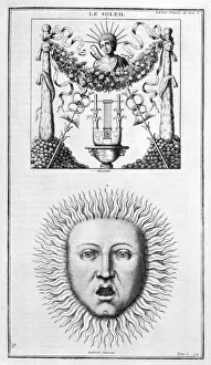 Solar System Illustration Stampe: The Sun, 1757