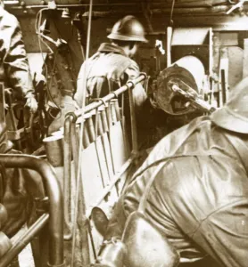 World War I Tanks Stampe: Tank interior, c1914-c1918