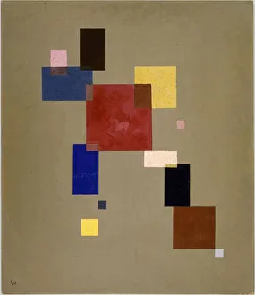 Wassily Kandinsky Paintings Stampe: Thirteen rectangles, 1930