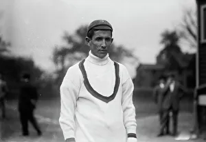 Australian Cricketer Stampe: T.J. Matthews, Aust. between c1910 and c1915. Creator: Bain News Service