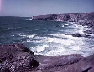 Stampe di Trebarwith Strand, Cornovaglia, c1955 Trebarwith Stampe: Trebarwith Strand, Cornovaglia, c1955. Creatore: Arthur Charles Kirby Ware