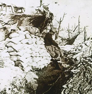 Trench Life During WW1 Stampe: Trenches, c1914-c1918