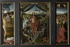 Mary Magdalene Iconography Stampe: Triptych of The Resurrection