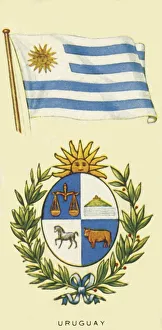 National Identity Symbols Stampe: Uruguay, c1935. Creator: Unknown