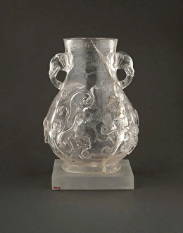 Chinese Decorative Arts Stampe: Vase, date unknown. Creator: Unknown