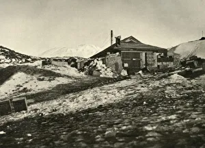 Ernest Shackleton Expedition Stampe: Another View of the Hut in Summer, c1908, (1909)