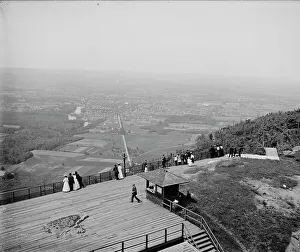 Vista dal Monte Tom, Holyoke, Mass. c1908. Creatore: Sconosciuto