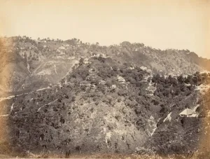 British Raj Images Stampe: View of Simla, 1850s. Creator: Unknown