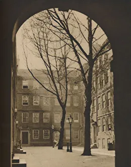 London Architectural Features Stampe: A Vision of Early Spring Within The Temple, c1935. Creator: Donald McLeish