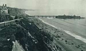 Black And White Seaside Photos Stampe: The West Cliff, c1910