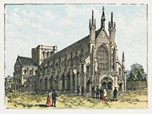 Gothic Buildings In England Stampe: Winchester, c1910