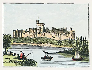 Thames River Landscape Stampe: Windsor, c1910
