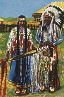 Cigarette Card Album Stampe: Young Native Americans, c1928. Creator: Unknown